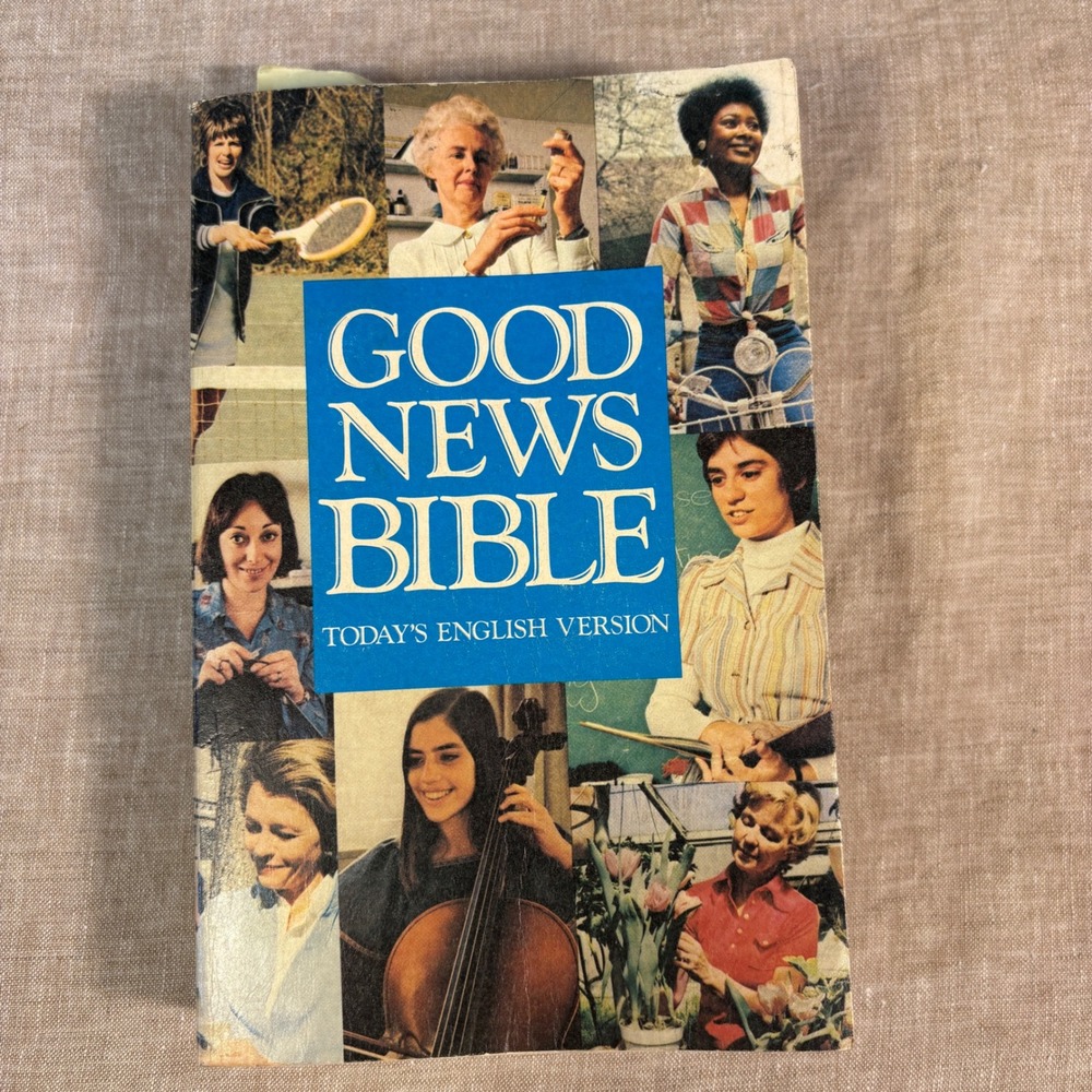 Vtg American Bible Society Good News Bible Multi Vintage English Version